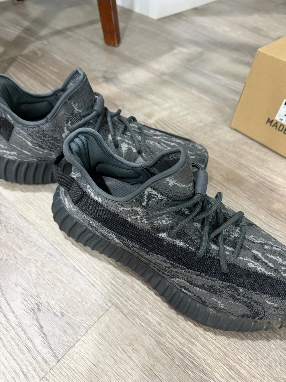 adidas Yeezy Boost 350 V2 Black Gray Primeknit Sneakers